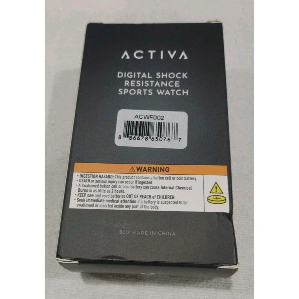 ACWF002 - Activa Spectra X Invicta Digital Unisex Watch - 44.5mm, Grey, Black